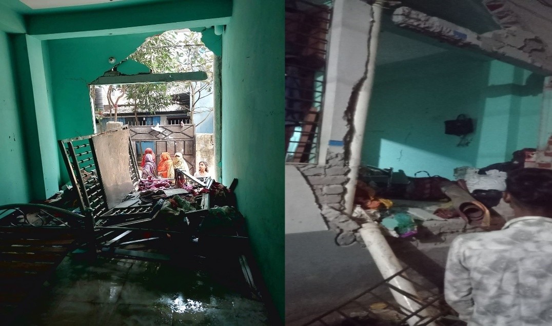 কুমিল্লায় অবৈধ গ্যাস লাইন লিকেজ হয়ে বিস্ফোরণ; একই পরিবারের ৪ জন দগ্ধ