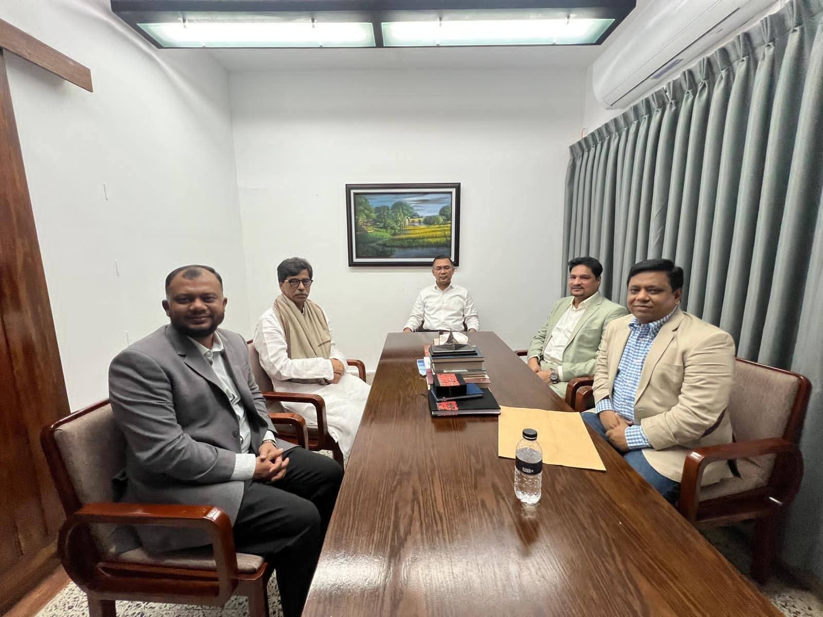 তারেক রহমানের সাথে হাজী ইয়াছিনের বৈঠক