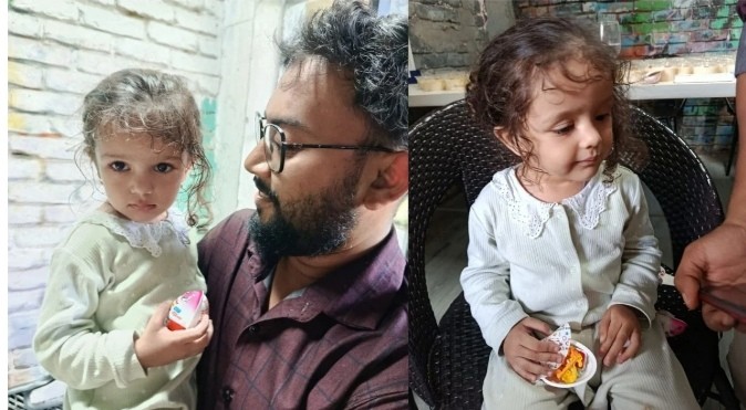 কুমিল্লা  সদর দক্ষিণে রেস্টুরেন্টে বাচ্চা রেখে চলে গেল বিদেশি পরিবার